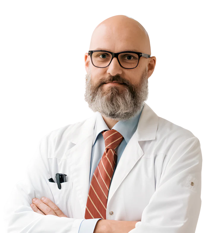 Doctor recommending the Pulsetto vagus nerve stimulator